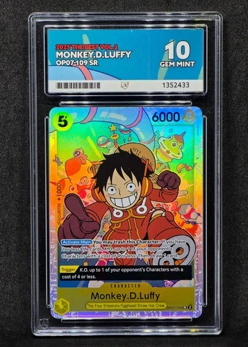 Monkey.D.Luffy (OP07-109) OP07-109 ACE graded card