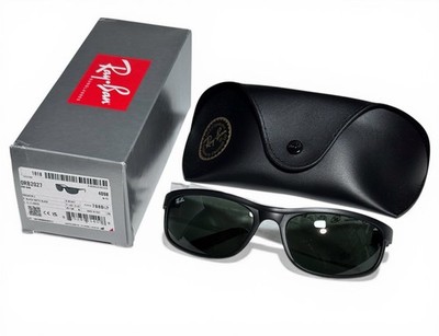 Ray Ban RB2027 W1847 Predator 2 Sunglasses Matte Black Green G-15