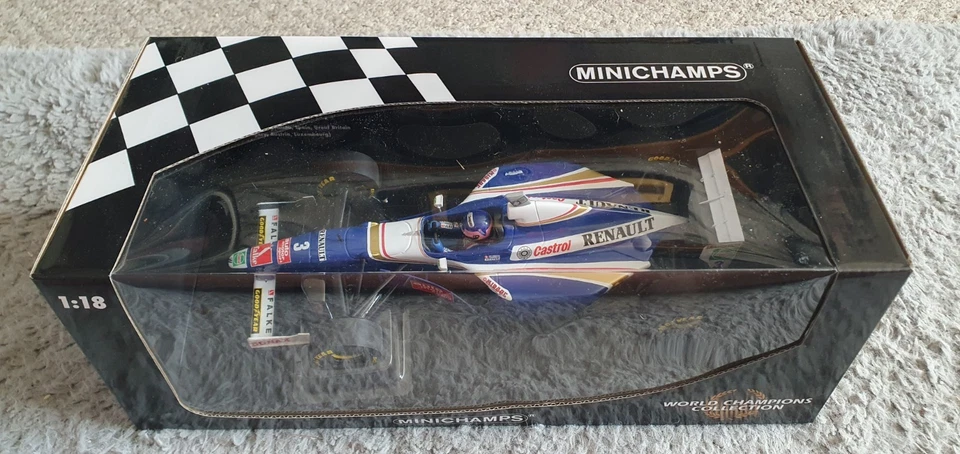 Minichamps 1:18 186 970003 Jacques Villeneuve Williams Renault FW19 1997 WC F1 - Image 2 of 4
