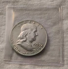 1959 D FRANKLIN HALF DOLLAR == UNCIRCULATED == 90% SILVER