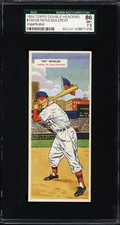 1955 Topps Double Headers #125/126 Repulski/Lepcio SGC 