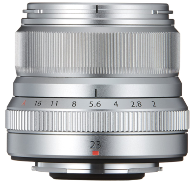 FUJIFILM X Interchangeable Lens Fujinon 23mm F2 Silver F XF23MMF2 