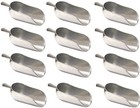 (12) ea Norpro 9002 24 oz Aluminum Hand Held Feed Scoop w Hangup Hole