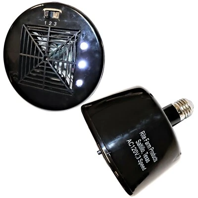 RITE FARM PRODUCTS 1-2-300 WATT 3 LED CHICKEN COOP HEATER, FAN & LIGHT STALL PEN CAGE WARMER RABBIT