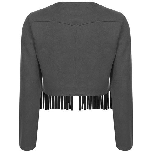 Damen Weste Freizeit Oberbekleidung Cowgirl Jacke Stylisch Streetwear Rave Coat - Bild 17 von 55