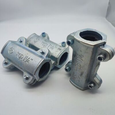 HAGE Dichtschelle Temperguss Reparatur verzinkt,1 1/4 Temperguss, verzinkt,1 1/4