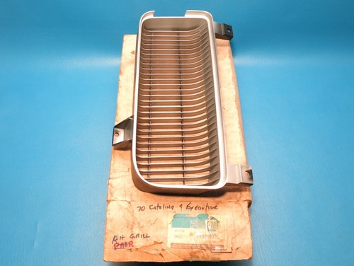 NOS GM 1970 Pontiac Catalina Executive RH Front Grille Grill 9799735 - Picture 2 of 7