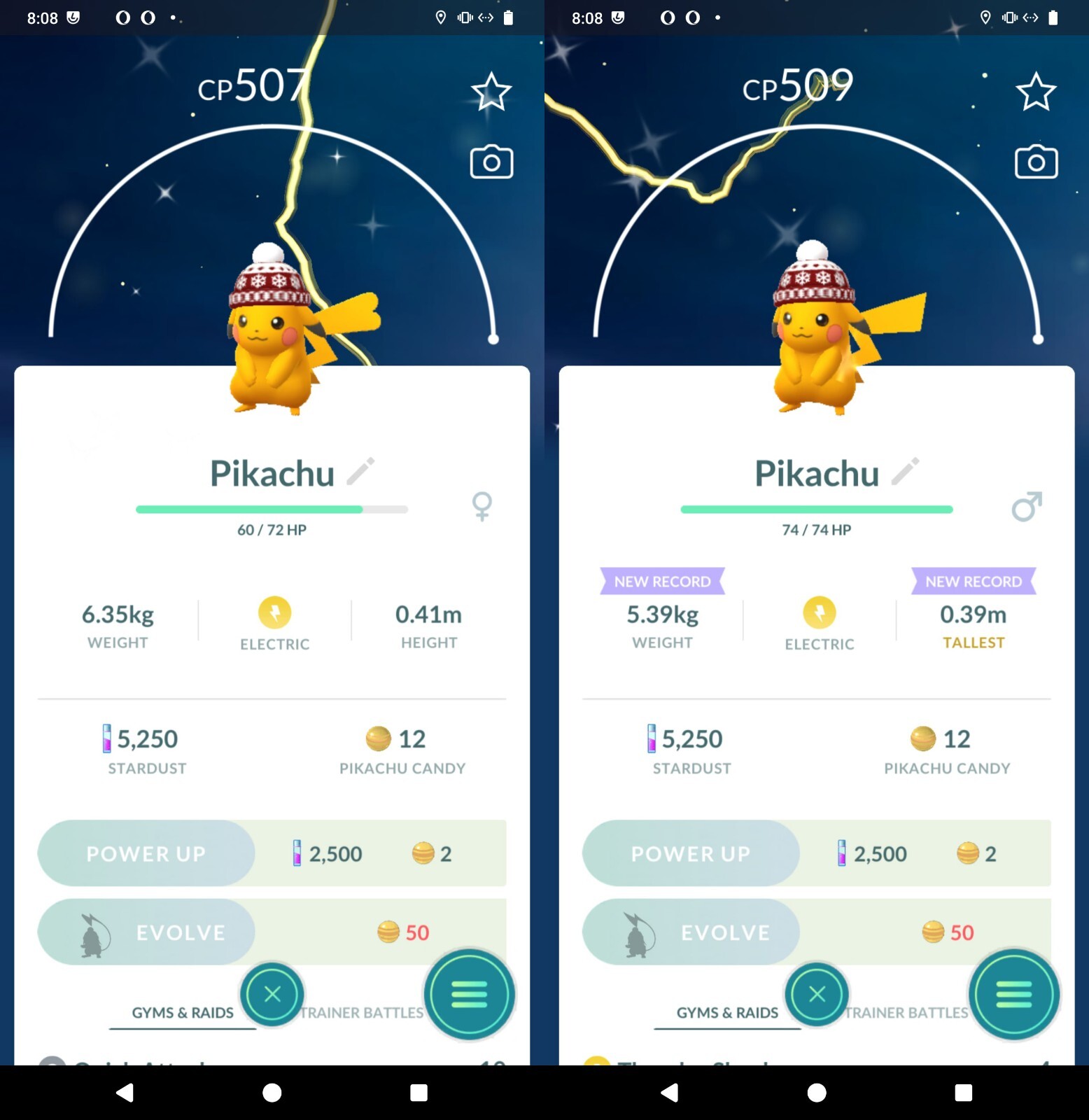 Pikachu Shiny Beanie Hat for Men and Women - Pokemon TCG Inspired