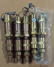 5 Kingston 112C Safety Valve 1/4" Fig K 50PSI 36CFM - 1 New, 4 Used