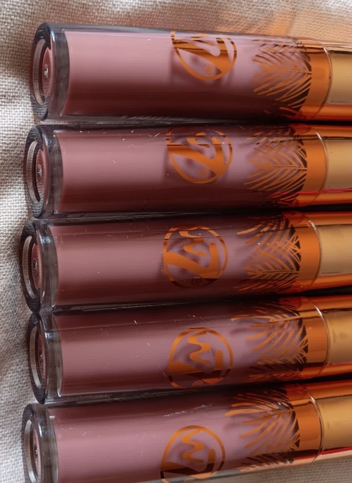 W7 Romantic Pink Lip Gloss Balm Lot Perfect Pout Gold Luxury .11 oz Cruelty Free - Image 2 of 4