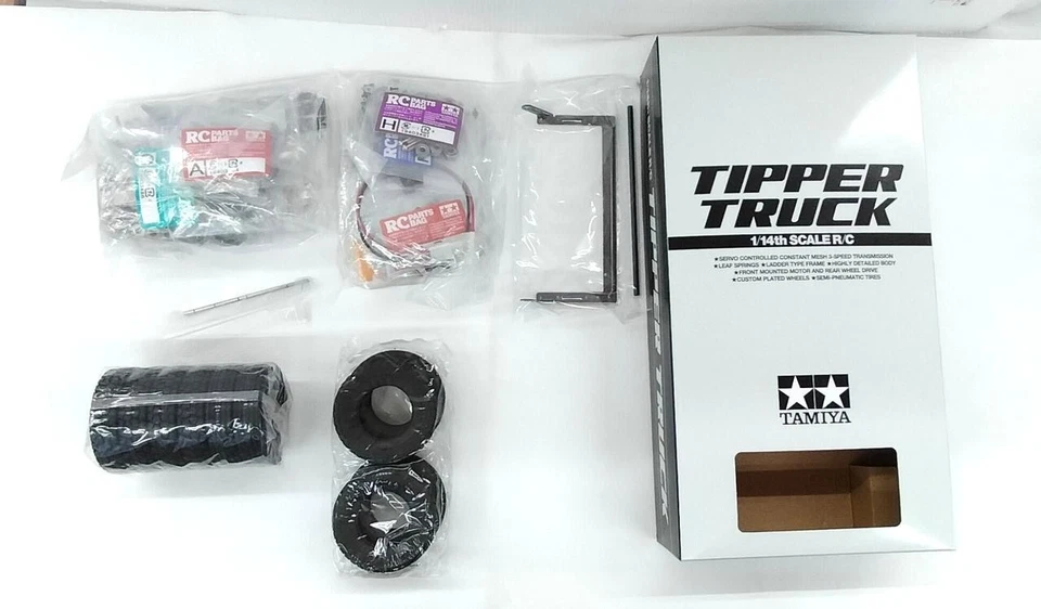 Tamiya Dump Tractor Truck 56357 1/14 R/C Mercedes Benz AROCS 3348 Tipper japan - Image 4 of 4