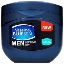 2 VASELINE BLUESEAL MEN  Blue Seal Men Cooling Petroleum Jelly 100ML / 3.4oz