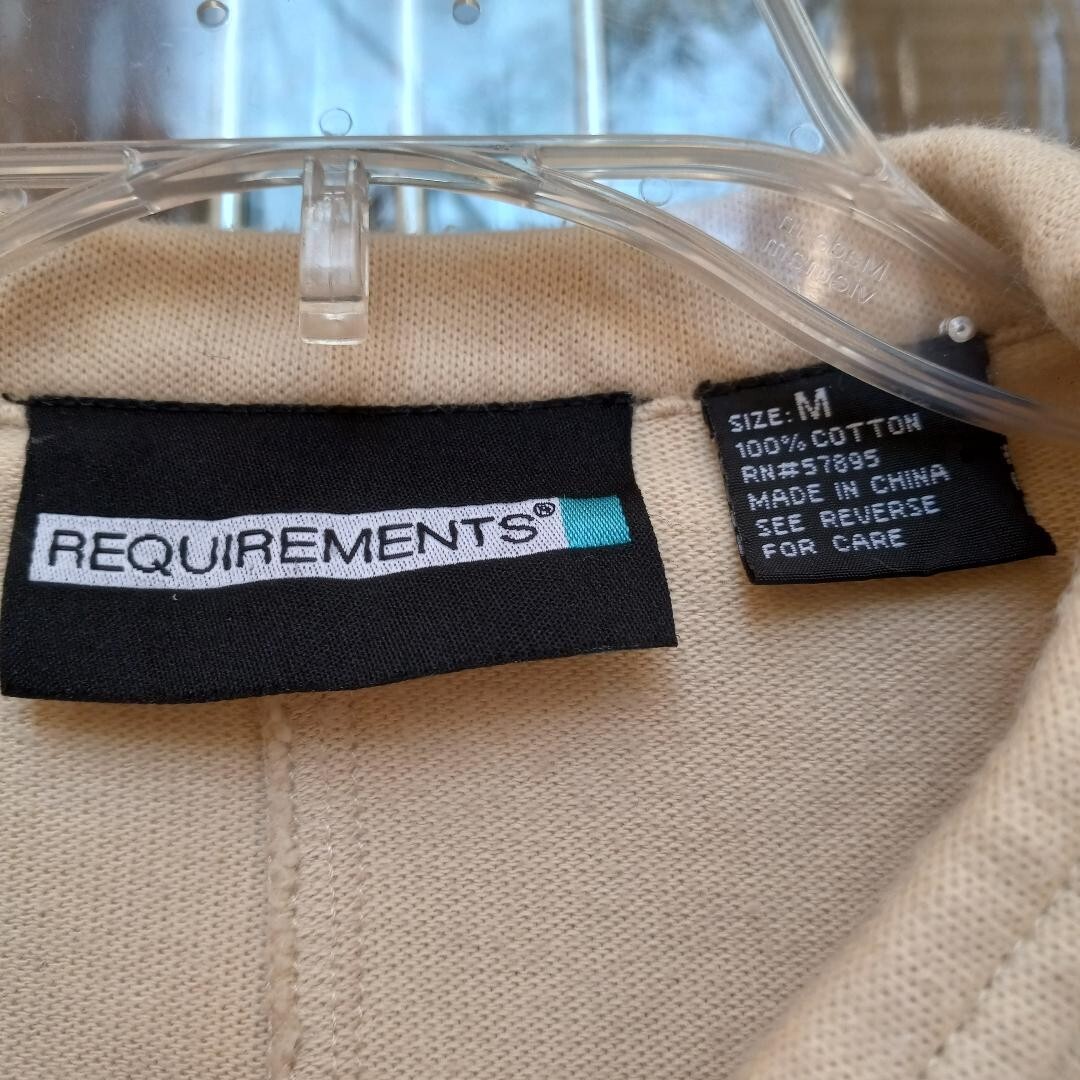 Requirements Stylish Button-down Khaki Blazer/Jac… - image 9