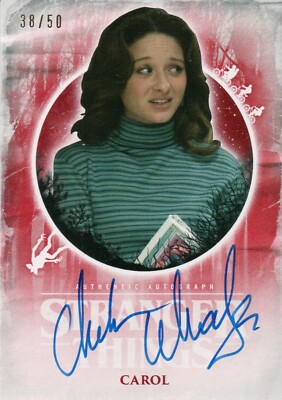 Stranger Things Upside Down, Chelsea Talmadge ''Carol'' Autogrammkarte A-CT #38/50