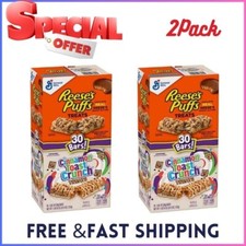Reese's Puffs  Cinnamon Toast Crunch Cereal Bar Treats 30 ct. 2x