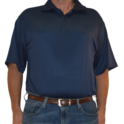 Big and Tall Performance (Ultra Durable Clothing) Birdseye Mesh Polo Activewear