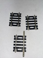 Atlas Ho Scale 1 1/2  Nickel Silver Code 100 Lot Of 3 Snap Track Straight
