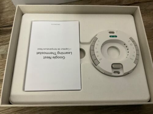 New Google Nest Learning Thermostat (4th Gen) w Temperature Sensor silver - Picture 5 of 8