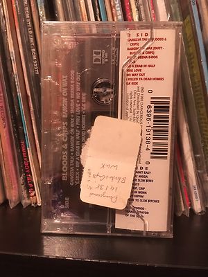 NEW IN SHRINK NO BOOTLEG Bloods And Crips Bangin On Wax 4XL 19138