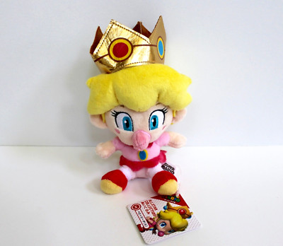 Super Mario All Star Collection Baby Peach Stuffed Toy Plush 7'' (S) Tokyo Japan
