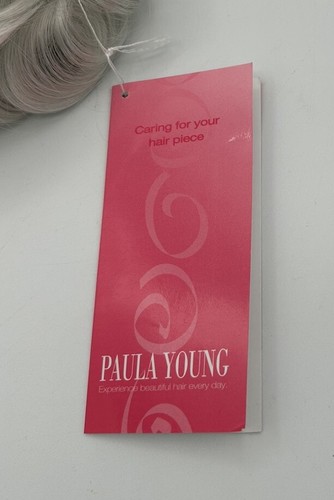 Paula Young Pull On Puff Hairpiece Style A2095 Color 60 White Silver New NWT - Picture 4 of 10