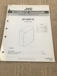 jvc sp dwf10 subwoofer