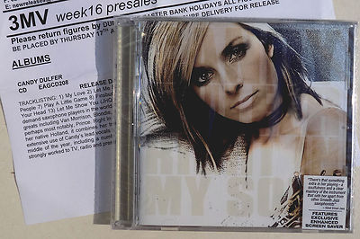 Prince CANDY DULFER CD Right In My Soul UK 14 Trk Digi-Pack + PRO Sheet SEALED
