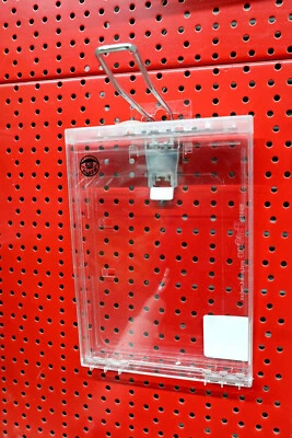 Eurolaschen 100x Pataco Eurolasche f. Lochwandhaken neu für Sicherheitshüllen