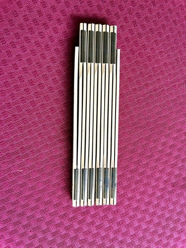 Vintage Wood Extension  Folding Rule Ruler 72"-   Made in USA - Picture 14 of 17