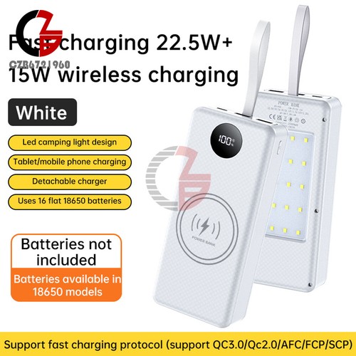 22.5W 16S 18650 Li-ion Battery Charging Box Mobile Power Bank Case Fast Charging - 第 23/23 張圖片