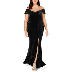 plus size floor length dresses