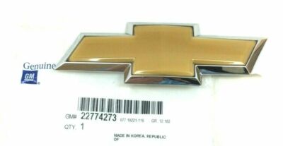 2009-2012 CHEVROLET MALIBU REAR TRUNK HATCH BOWTIE EMBLEM 22774273