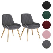 2x Esszimmerstuhl Küchenstühle Wohnzimmerstuhl gepolstertstuhl Polsterstuhl 