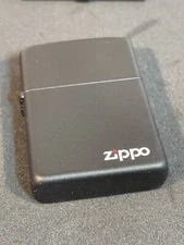 Zippo Black Matte Lighter Model 218Z Unused - NEW