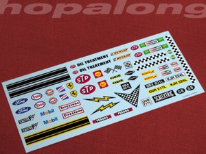 slot car decals