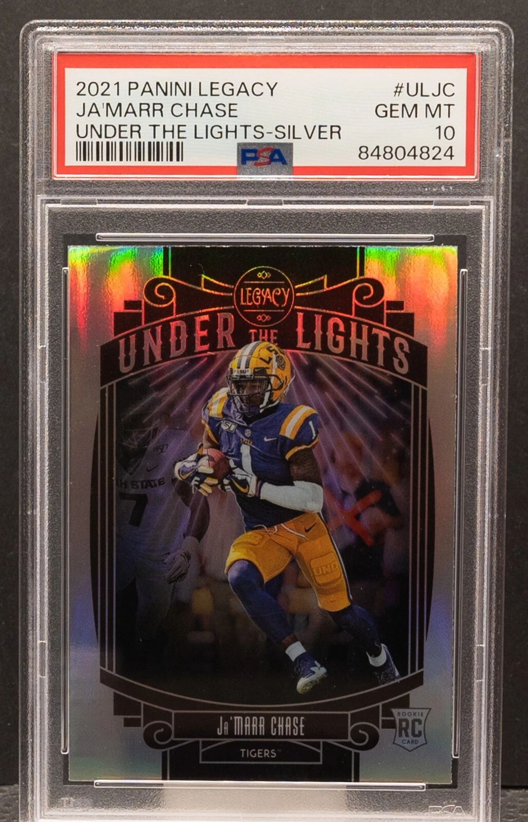 JaMarr Chase Panini Legacy Under the Lights #ULJC Silver