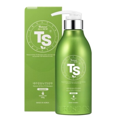 TS Natural All New Shampoo 500ml 16oz For Thinning Hair Anti Hair Loss Care