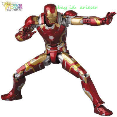 未開封 MAFEX 013 アイアンマン マーク43 アベンジャーズ Perfect Medicom Mafex No.013 Iron Man Mk43 Action Figure New In