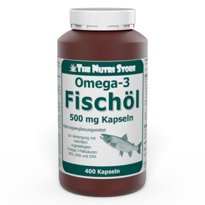 Omega-3 Fischöl500 mg Kapseln 400 Stk. PZN: 07244107