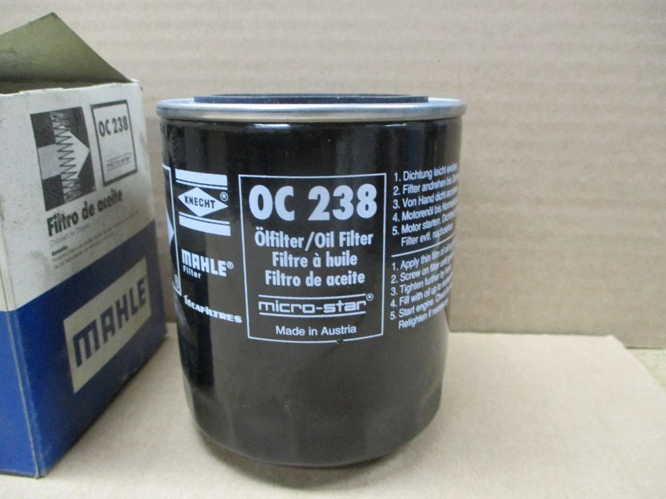 Filtro de aceite de motor MAHLE OC 238 Jaguar Bentley Rolls Royce Aston Martin Foto 2 de 4
