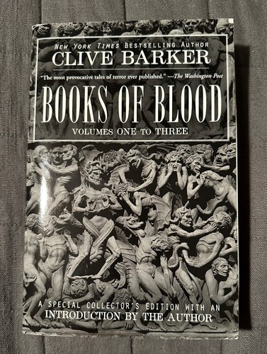 Cliver Barker, Books of Blood Vol. 1-3 (1998). Collector Edition Trilogy Novel - Picture 2 of 3