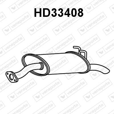 Silencieux arrière Honda Civic VII réduit le bruit du moteur 1.6 i