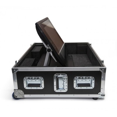 Flightcase für Wacom Cintiq 27QHD mit Ergo Ständer - NUR Flightcase.