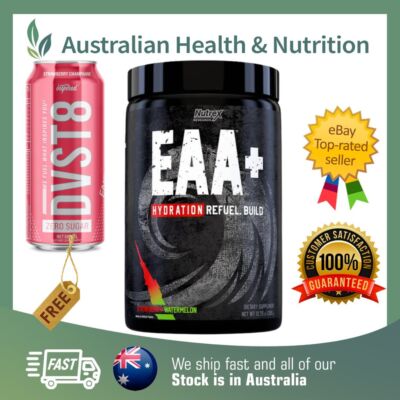 NUTREX RESEARCH EAA + HYDRATION 30 SERVES // CHOOSE FLAVOUR + FREE DVST8 CAN