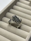 Vintage Sterling Silver Frog Ring (Size 6) Adjustable!