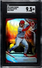 2019 Panini Phoenix #9 Bryce Harper HOLO SILVER PRIZM SGC 9.5 MINT+