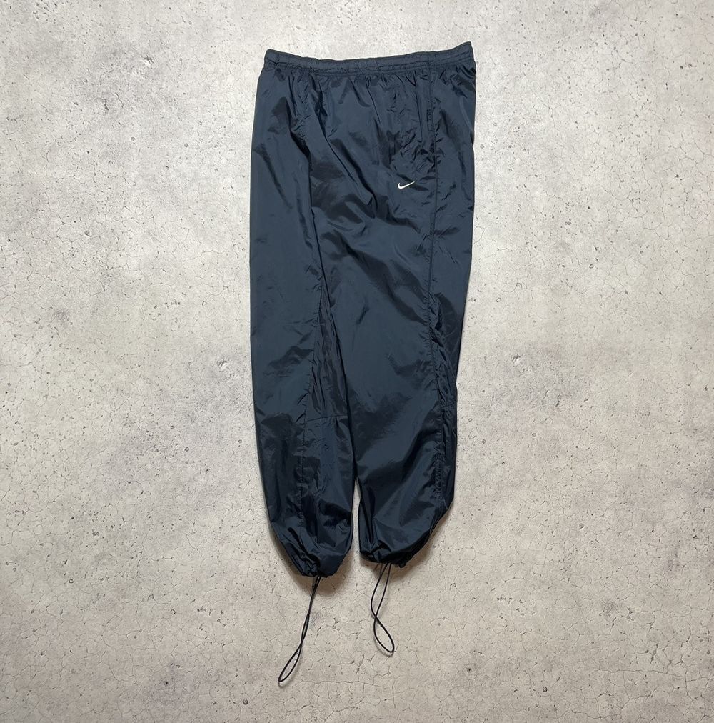 Vintage Nike Track Hype Pants Nylon Drill Y2K Swoosh | eBay