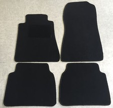 Fußmatten Autoteppiche für Mercedes 190E W201 1982-1993 4teilig schwarz Velours