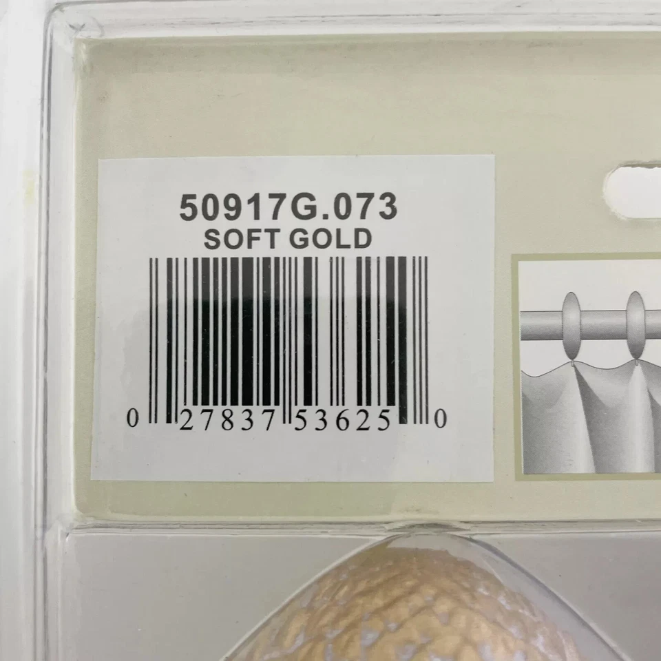 Kirsch Wood Oak Leaf Finials for 1 3/8" Diameter Pole -1 Pair Soft Gold NIP - Image 3 of 4