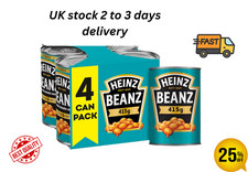 415g - Heinz Beanz Baked Beans In Tomato, Sauce Tin (PACK of 4)